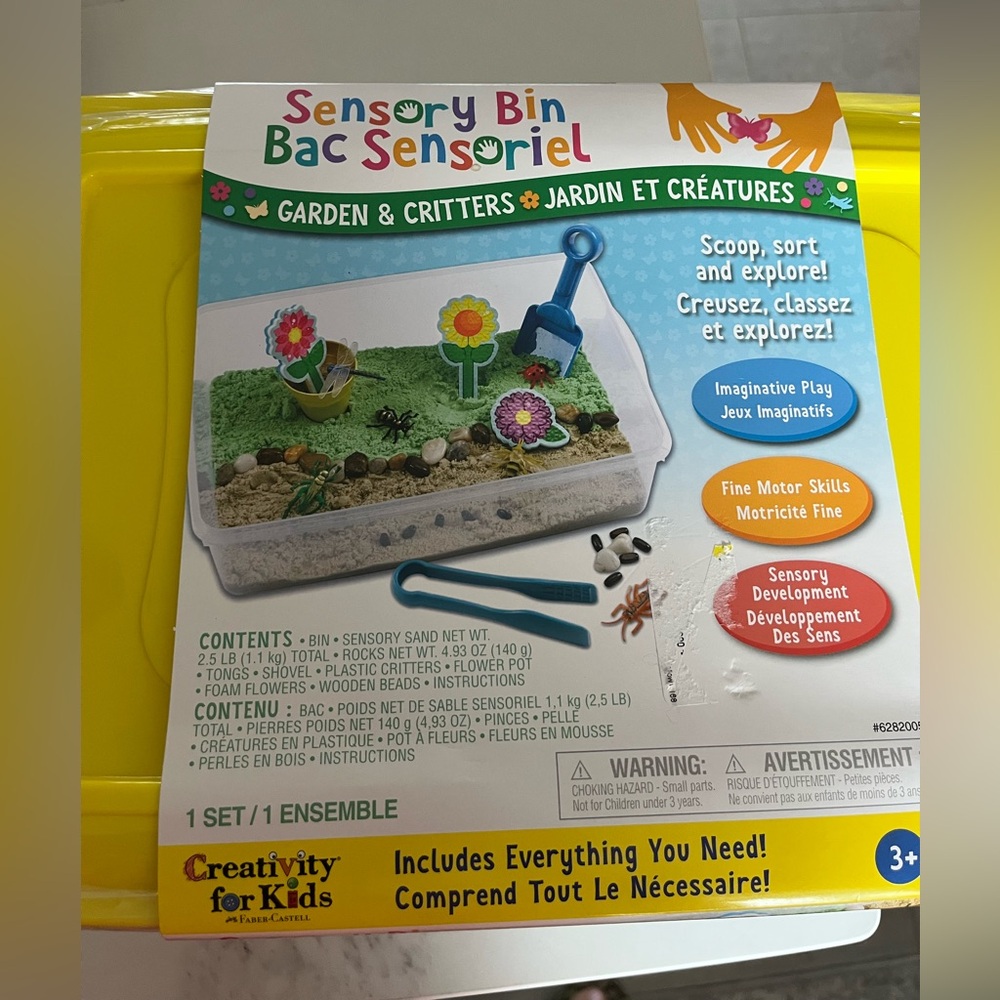 NWT creativity for kids- sensory bin for garden and critters. For ages 3+ - Picture 8 of 9